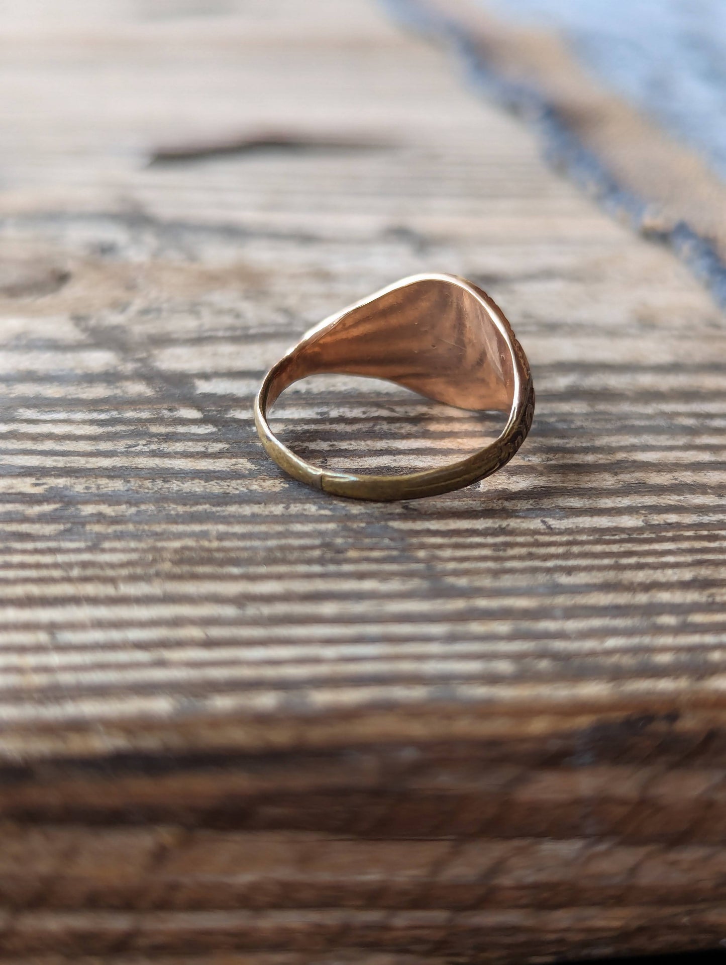 Edwardian GF Blank Signet