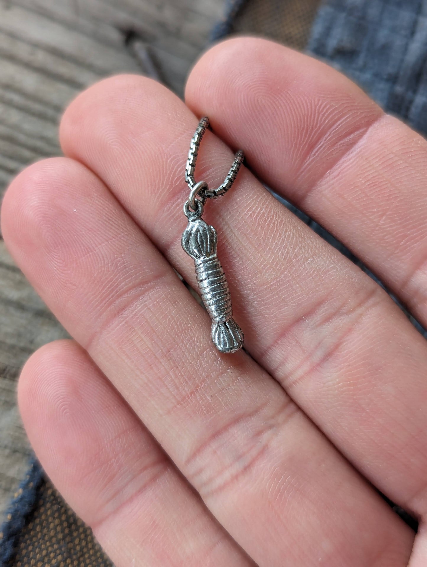 Sterling Rope Bundle Pendant