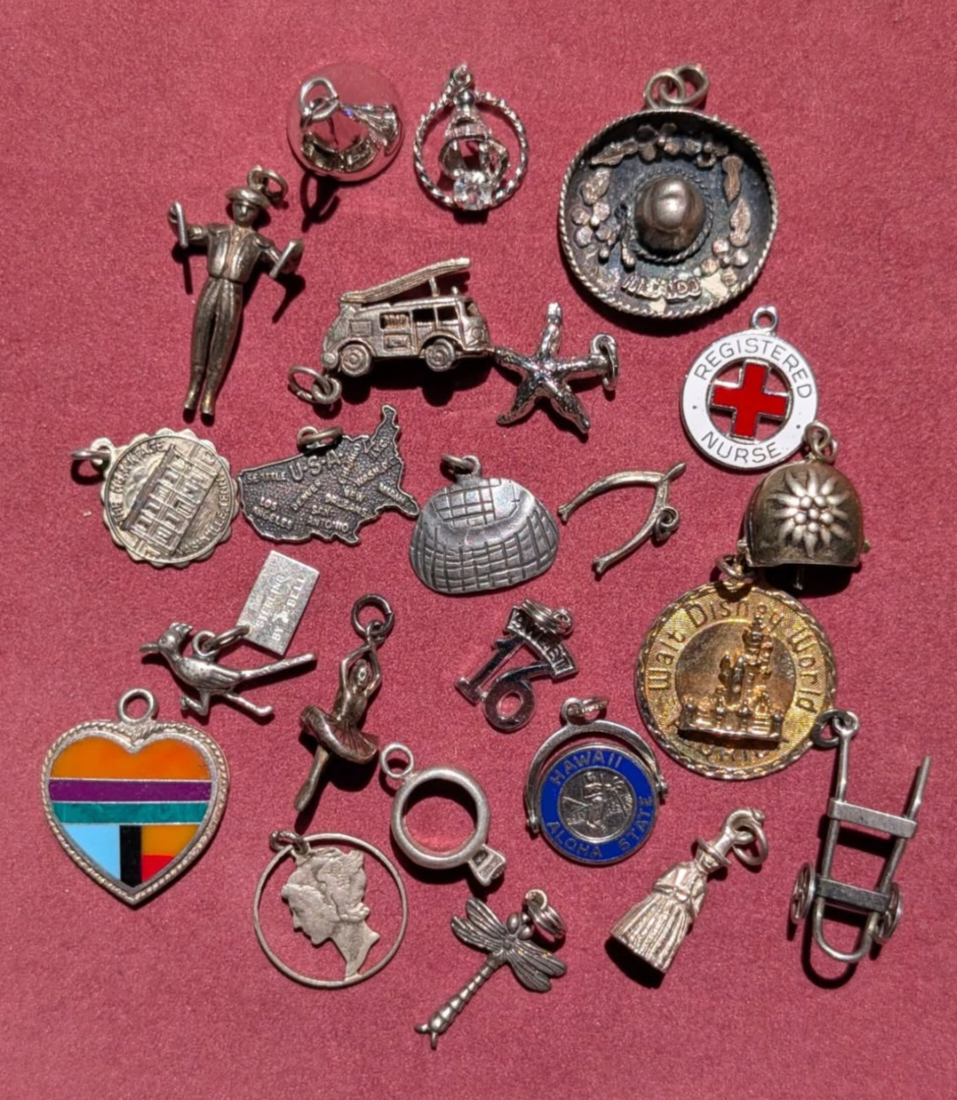 Lot #9 Sterling Charms for Charlene